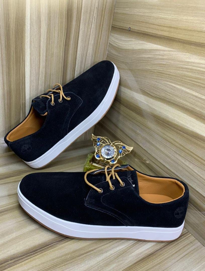 Men Fashion Black Lace-up Canvas