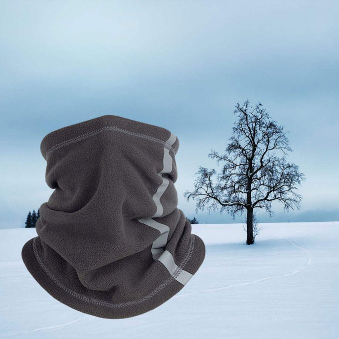 Face Mask Neck Gaiter Breathable Washable Bandana Windproof Dark Grey
