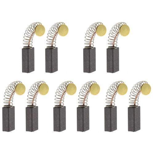 5 Pairs Motor Carbon Brushes 13mm X 8mm X 5mm