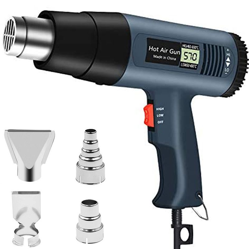 LCD Display Hot Air Gun 110V/220V Industrial Dual Wind