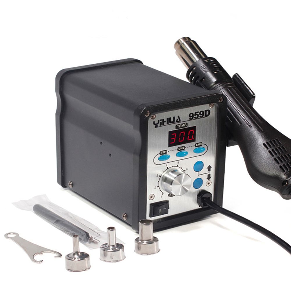 959D 220V 650W Hot Air Gun Digital Soldering Station