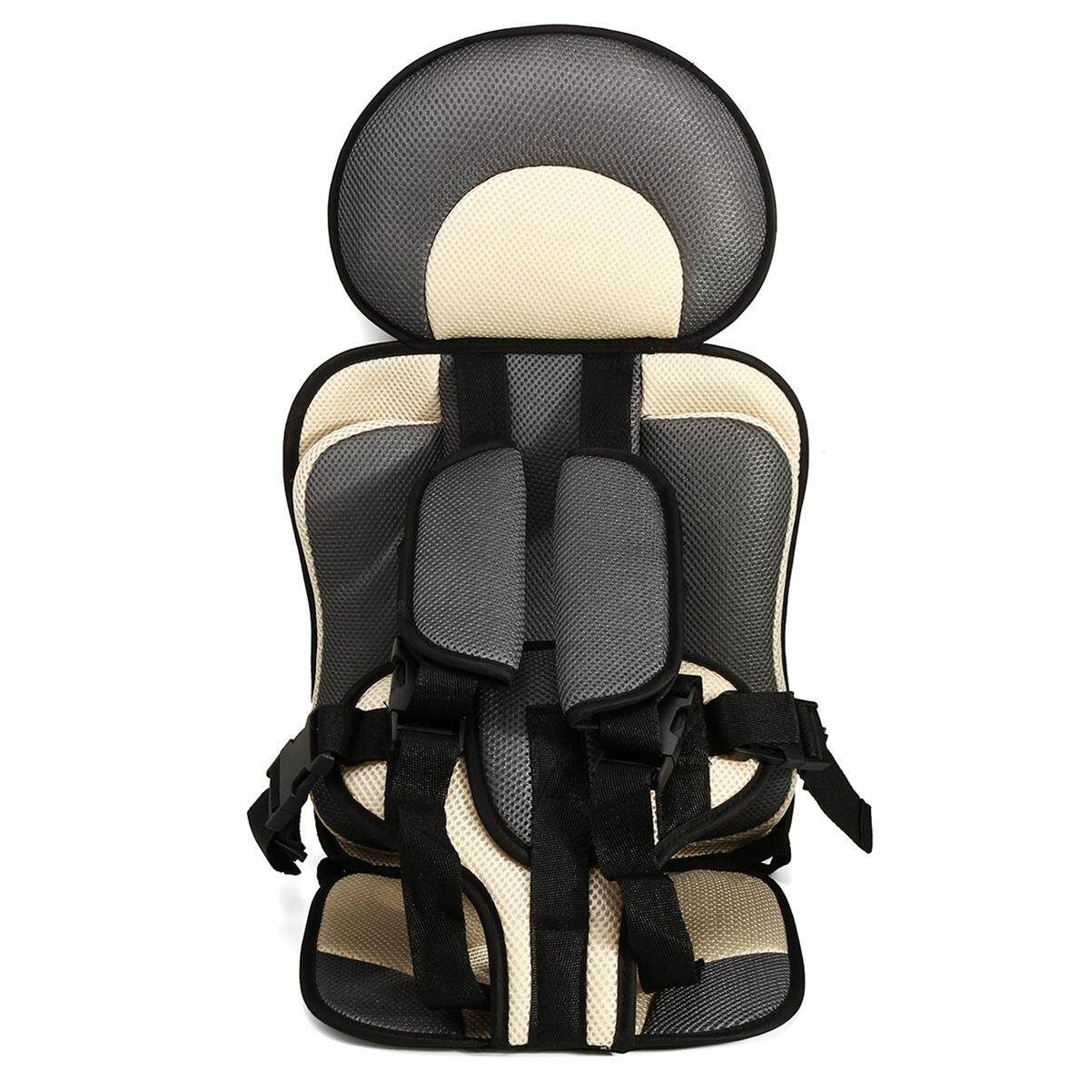 Portable Safety Baby Child Car Seat Toddler Infant Convertible Booster Chair Grey Black