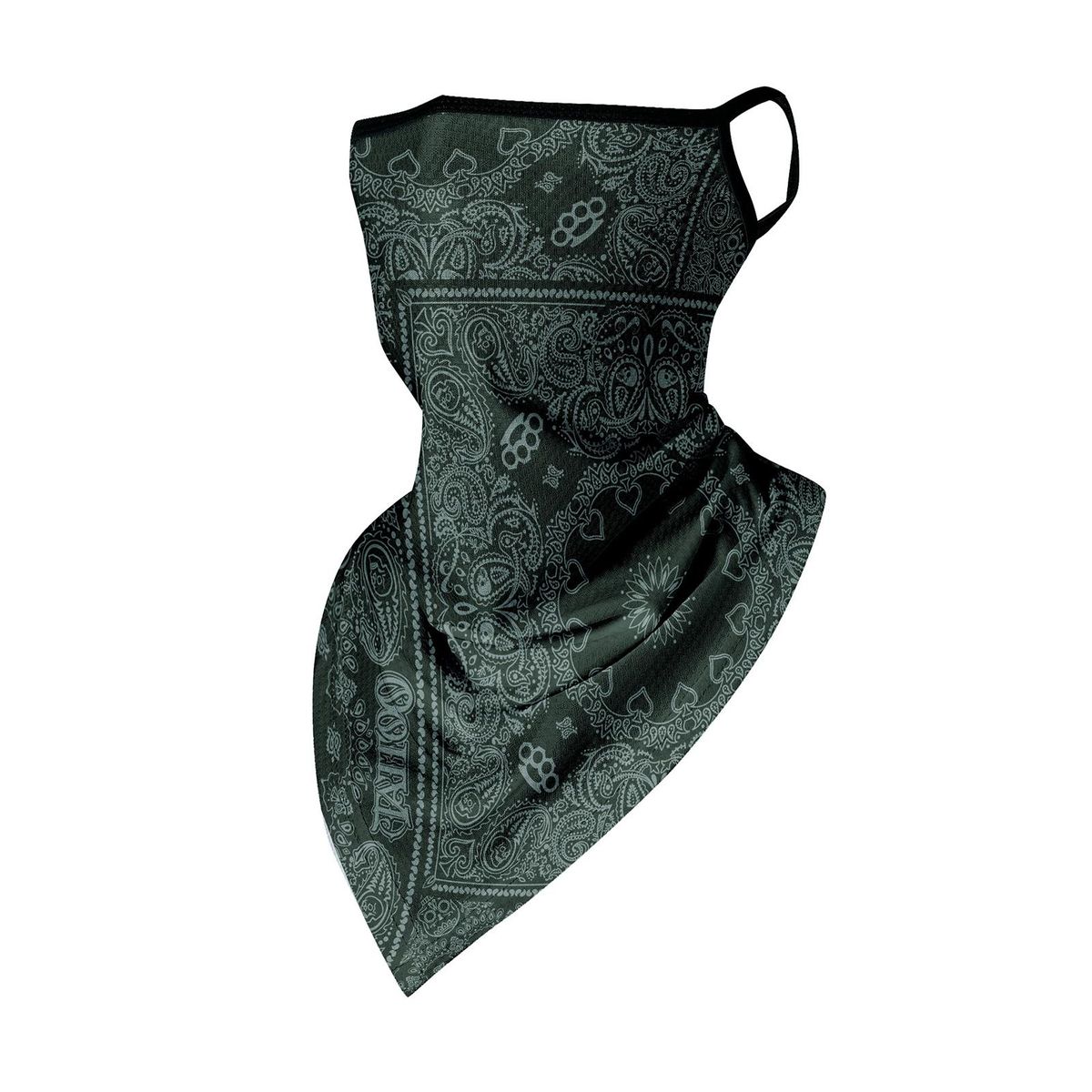 Cycling Motorcycle Scarf Windproof Sun Protection Fishing Face Guard Green
