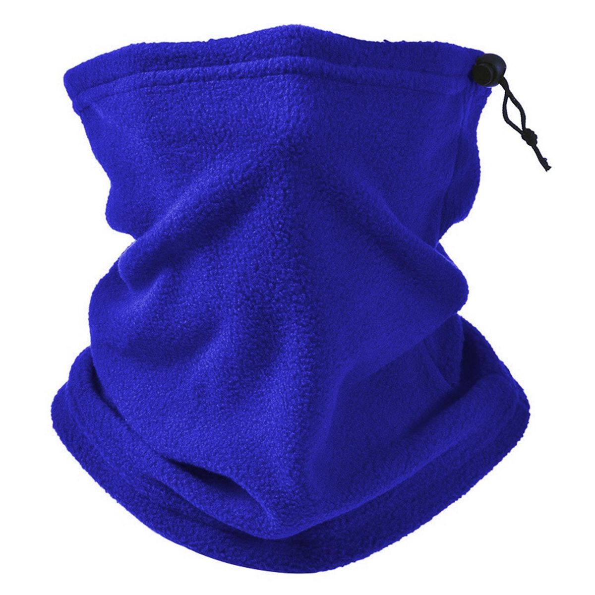 Solid Color Scarf Warmthmaxx Polar Fleece Neck Gaiter for Cycling Royal Blue