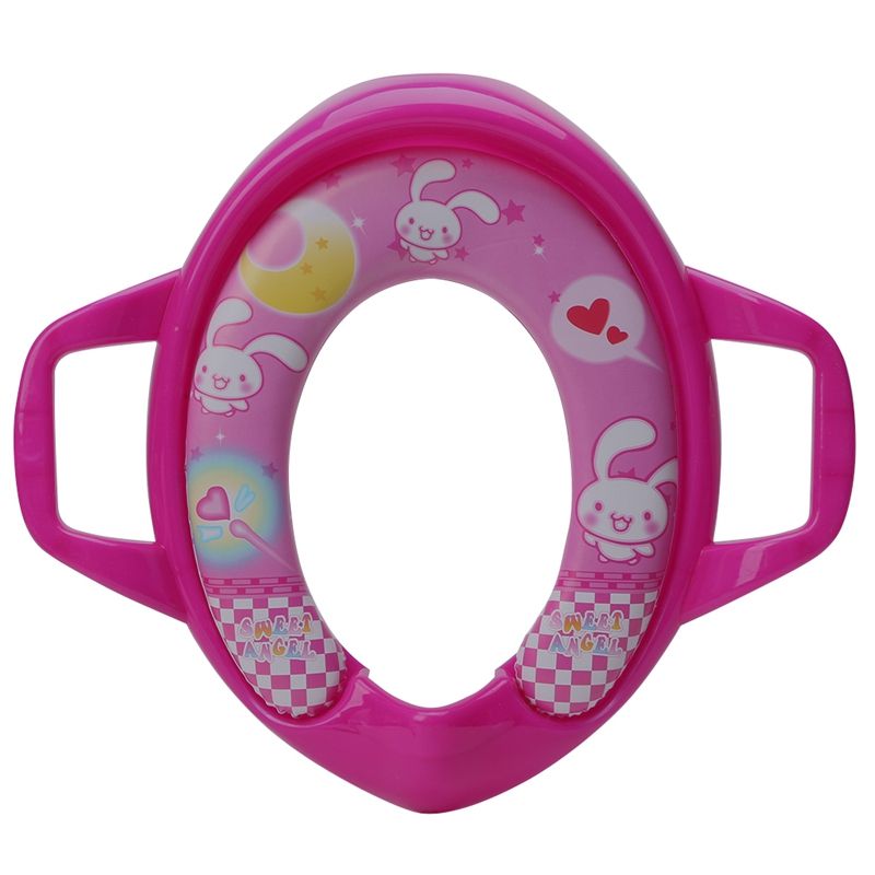 Baby Kids Infant Potty Toilet Training Children Seat Pedestal Cushion Pad Ring-Hot Pink