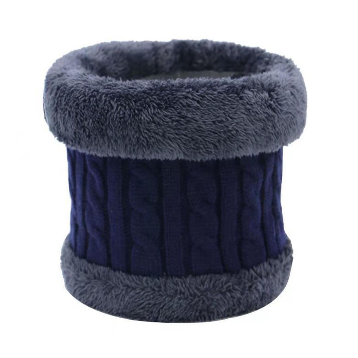 Stretchy Neck Wrap Cozyride Versatile Neck Wrap Warm for Outdoor Navy Blue