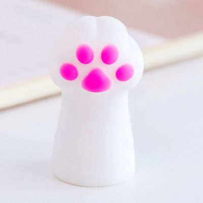 Creative Cartoon Cute Animal Pencil Sharpener Silicone Material Student School Supplies Super Cute Pencil Sharpener Cat Paw