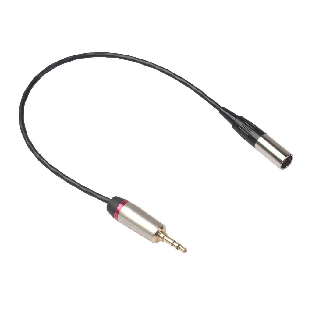 1pc 3.5mm Male To XLR Male Cable TRS 3Pin Microphone