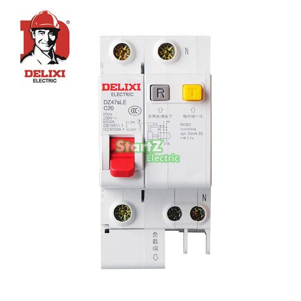 20A DE47LE RCBO Breaker RCD Circuit 1P+N