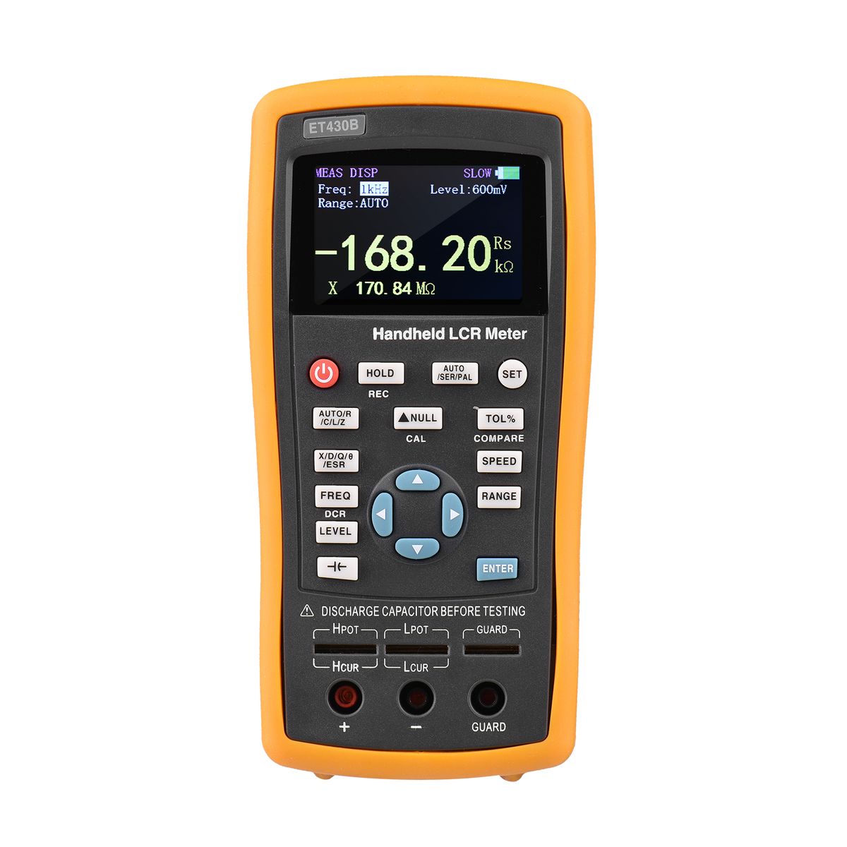 2.5-inch LCD Digital Handheld 10kHz LCR Meter LCR Multimeter
