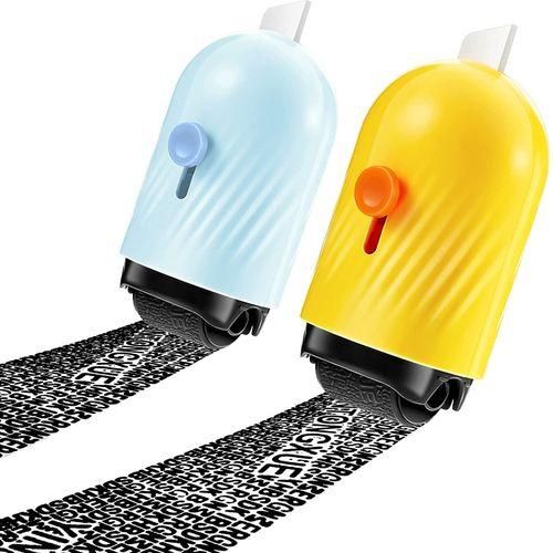 2Pcs Identity Protection Roller Stamps 2 In 1