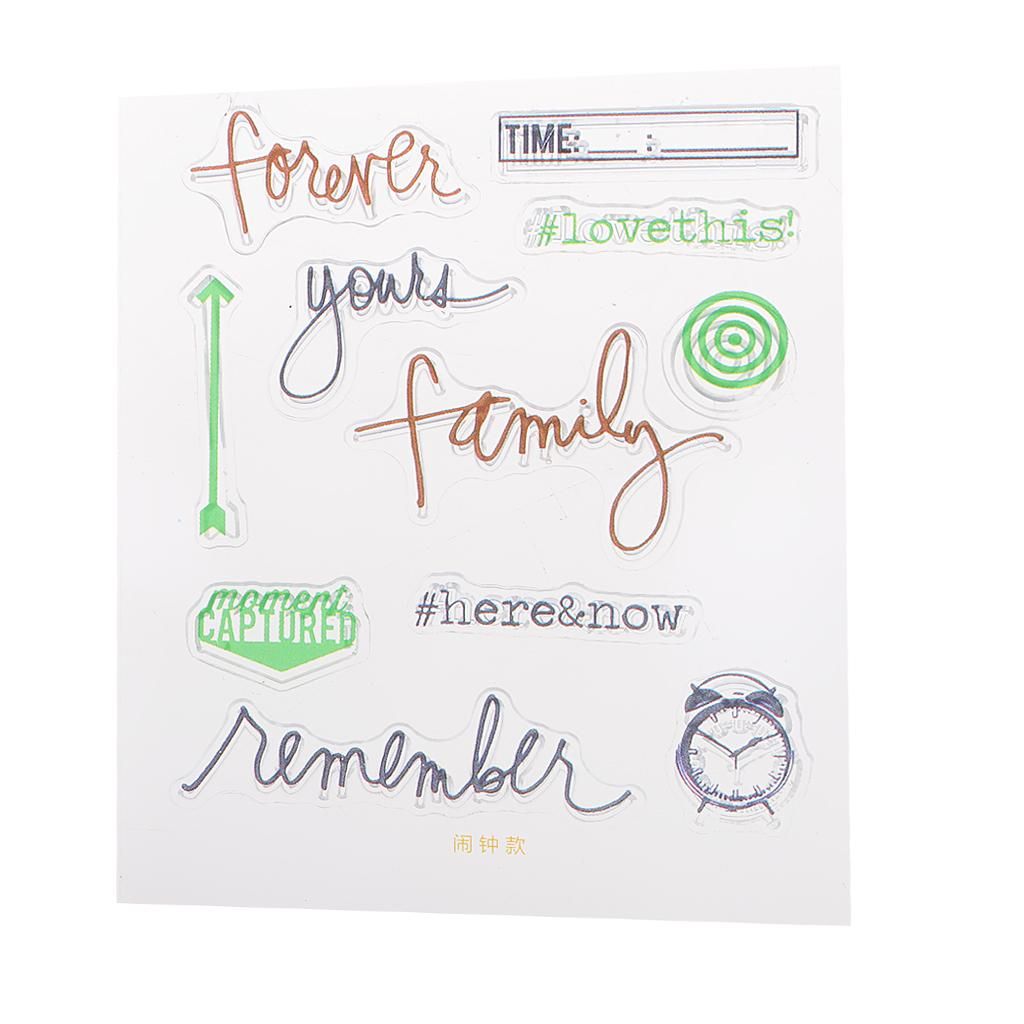 Transparent Stamp For Scrapbook Phote Album Stamping