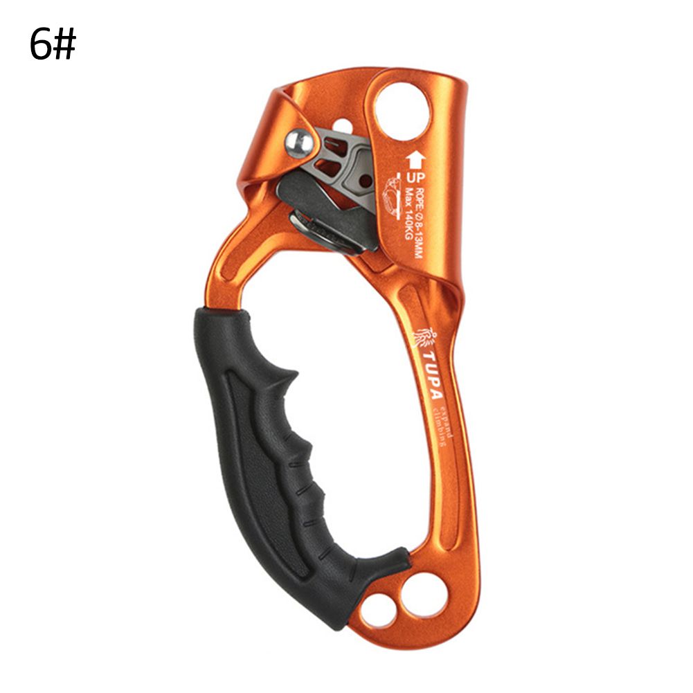 Outdoor Mountaineering Rock Climbing Rope Clamp Hand-6#