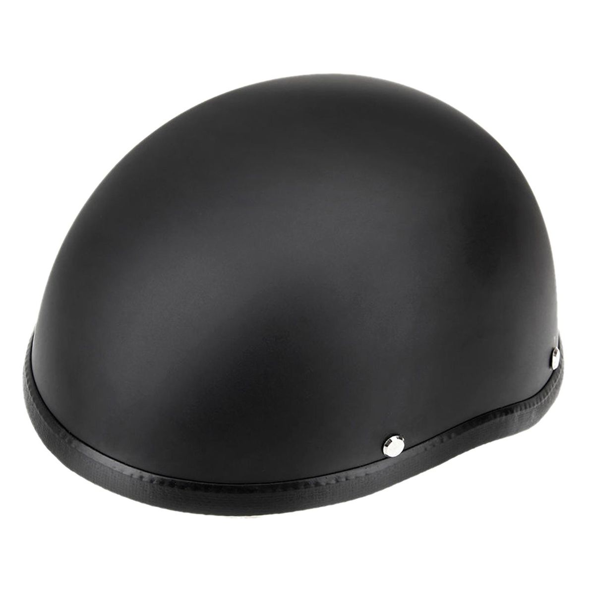 Motorcycle Half Open Face Helmet Matt Black Protection Shell Helmet for Scooter Bike