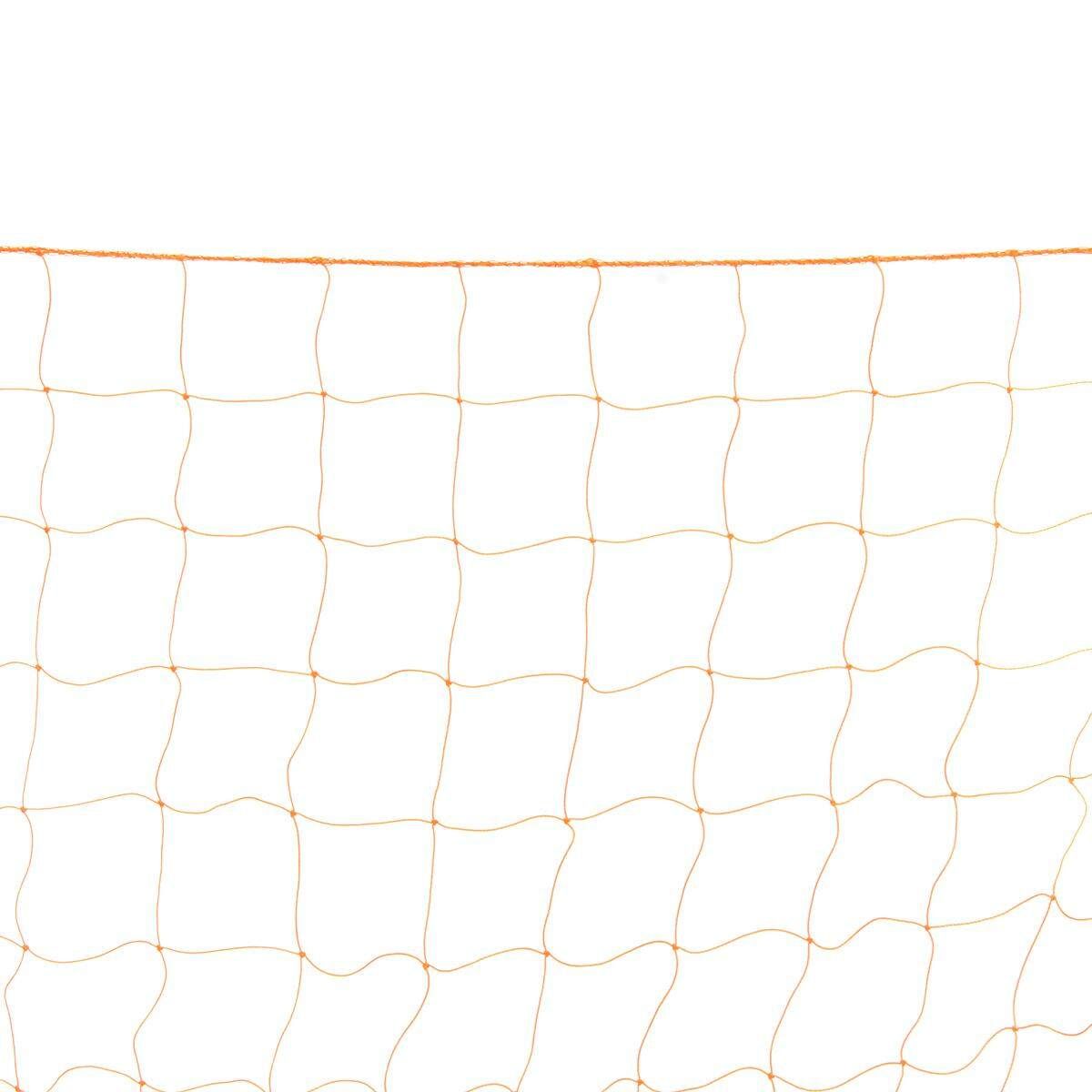 One Red Official Size 24' X 8' X 4' X 10'Match Soccer Football Goal Net Gules