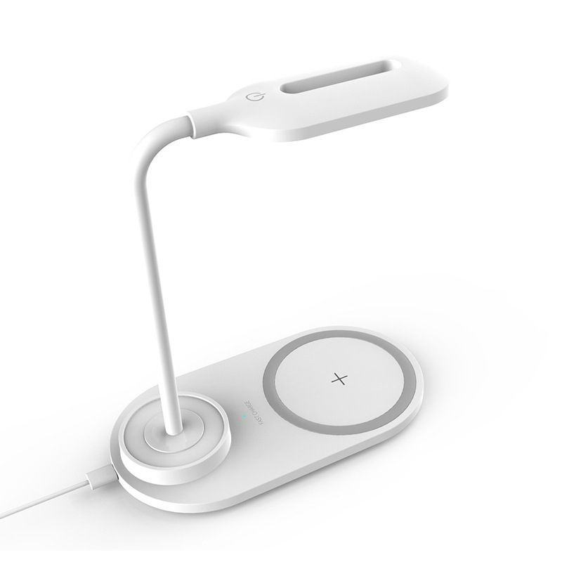 Usb Desk Lamp With Wireless Charger Touch Dimming Mobile