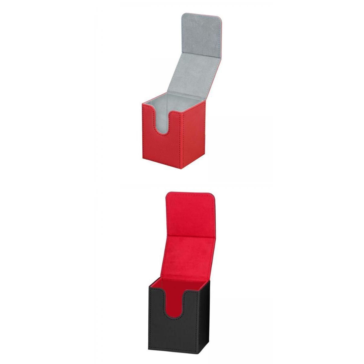 2 Pieces Portable Trading Card Deck Box Holder Protectors Display