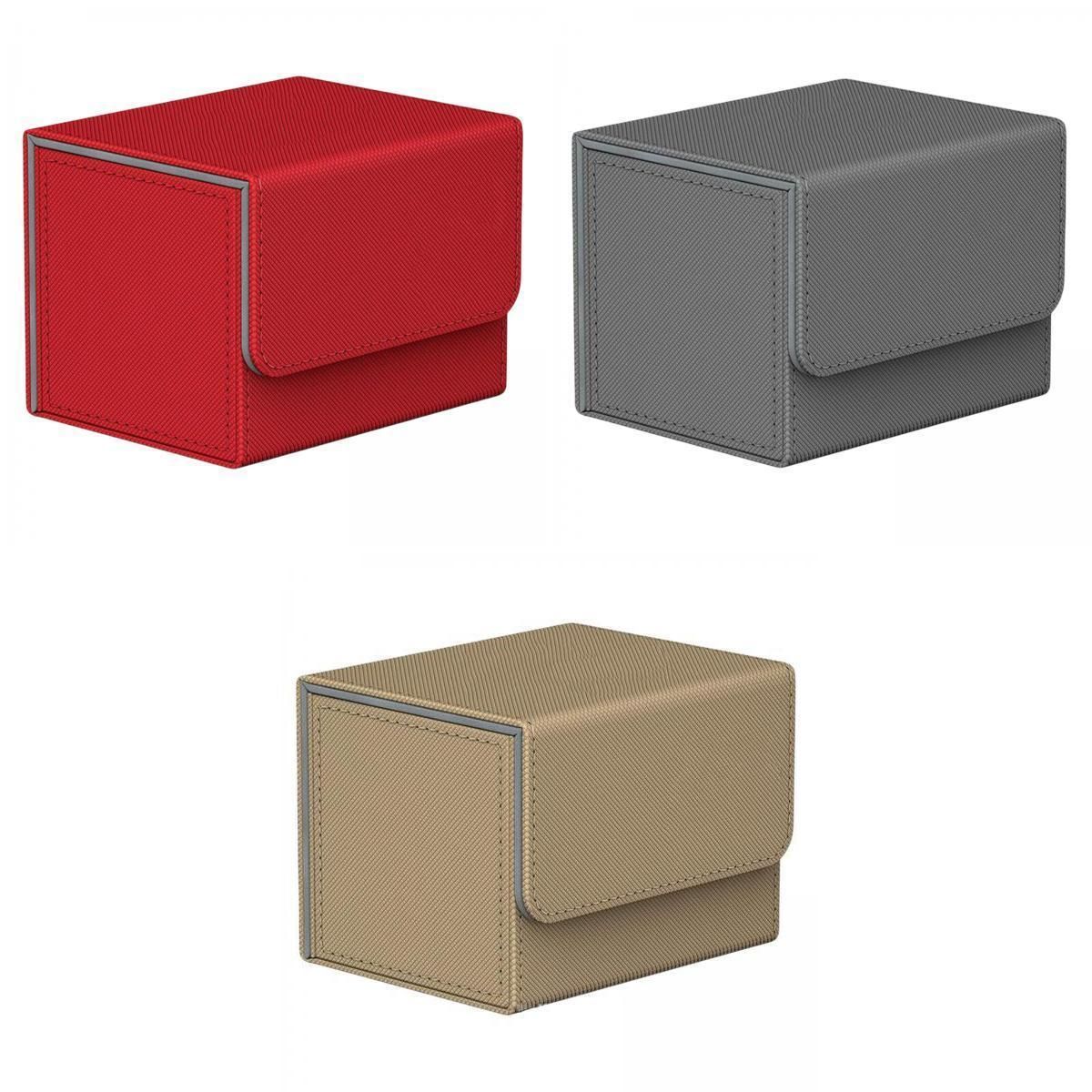 Sturdy Trading Card Deck Box Storage Holder Album Red +