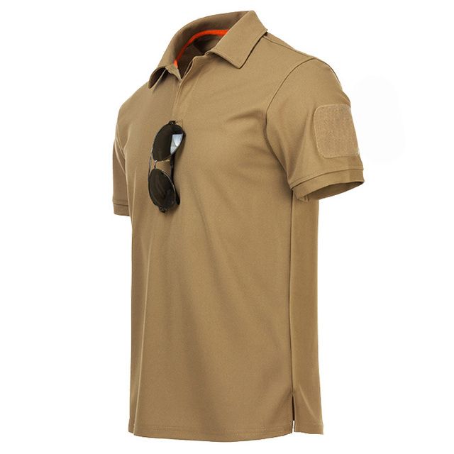 -Men's -Outdoor -Tactical -Military -T-Shirt -Army Khaki_S