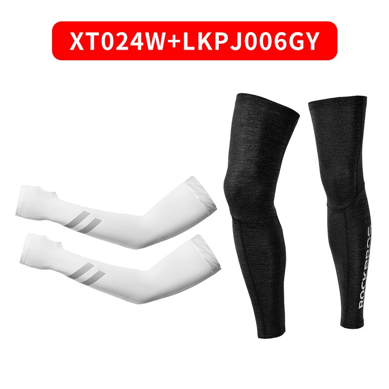 ROCKBROS Ice Fabric Extended Cycling Arm Warmer Basketball