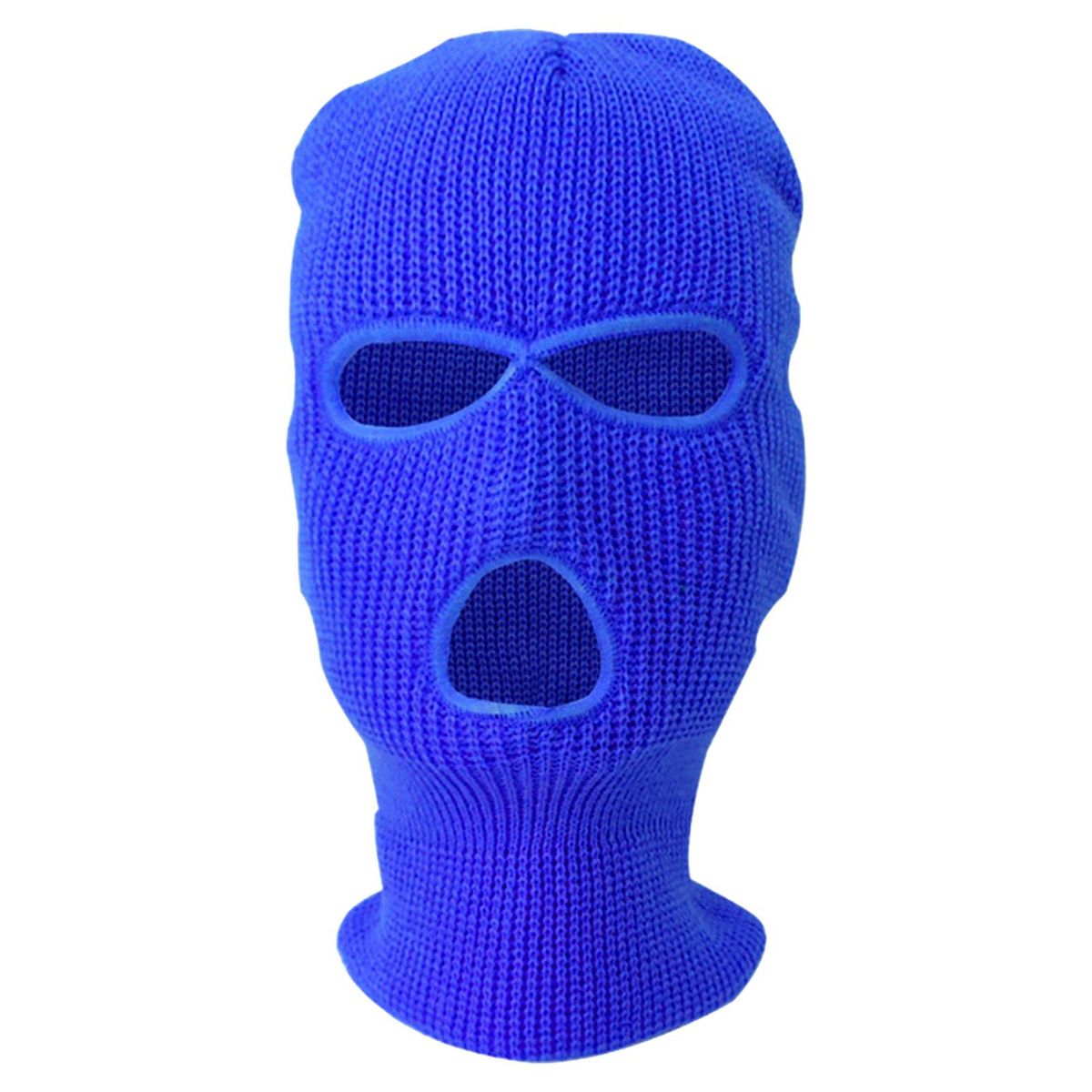 Headgear Three Holes Warm Head Cover Blue