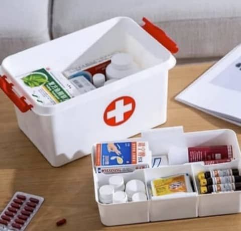Plastic First Aid Box For Hospital Homes And Church