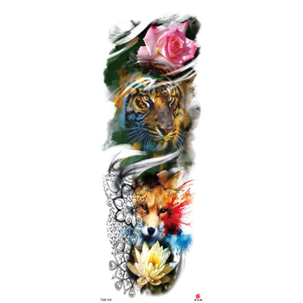 Tattoo Old Large For Men Skull School Stickers Temporary 1 Fake Tattoos Arm Sticker Women PcsWaterproof Tatoo Full