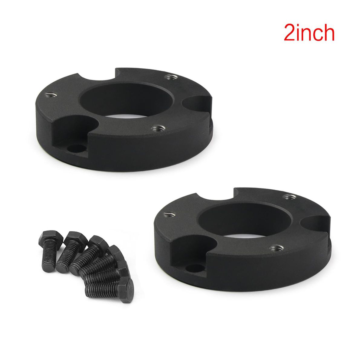 2pcs Car Front Leveling Lift Kit Metal Black for Toyota Tacoma 1995-2004 4Runner 1995 1996 1997 1999 2000 2001 2002 4WD 2WD