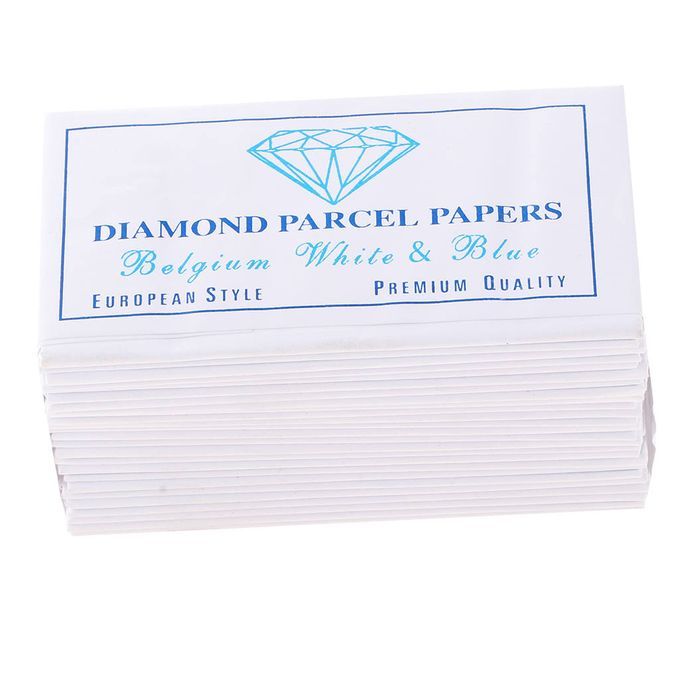 25Pcs Paper Diamond Parcel Papers For Gemologist Jewellers Gem Opal