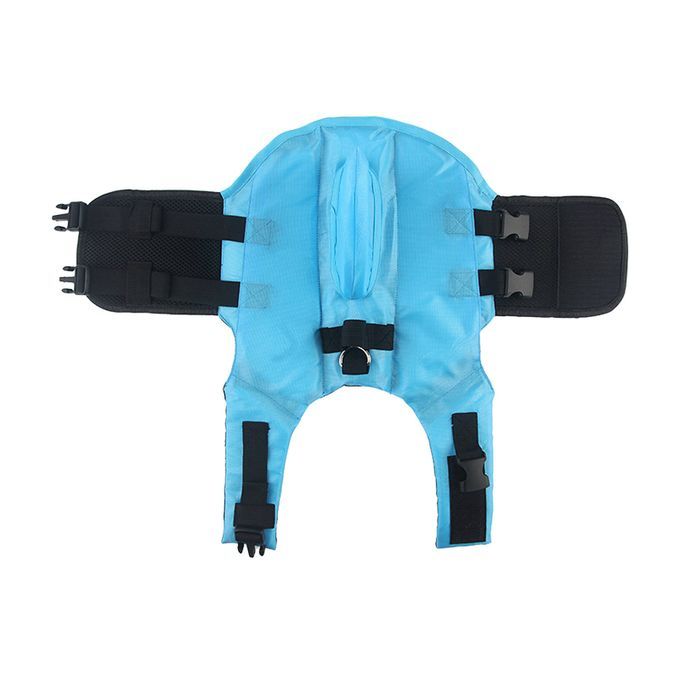 Dog Life Jacket Summer Pool Swimming Boating Safety Life Vest Blue
