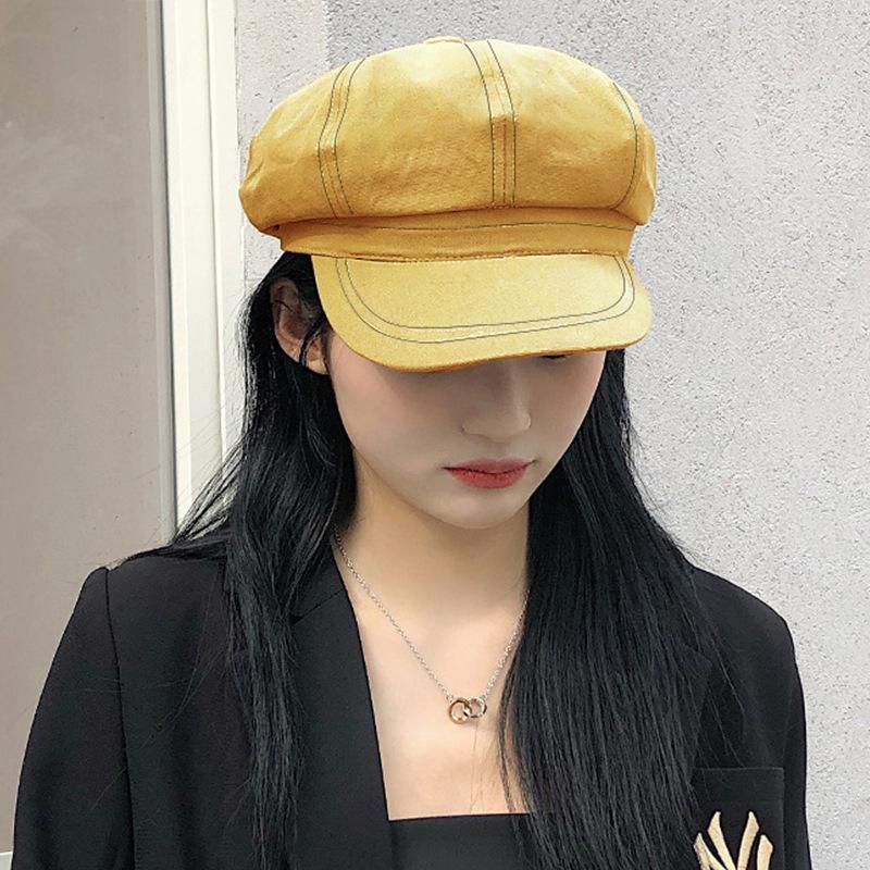 Trend Winter Hats for Women French Style Wool Baker's Boy Hat  Cool Women Baseball Cap BlaVisor Hat Gorras Casquette