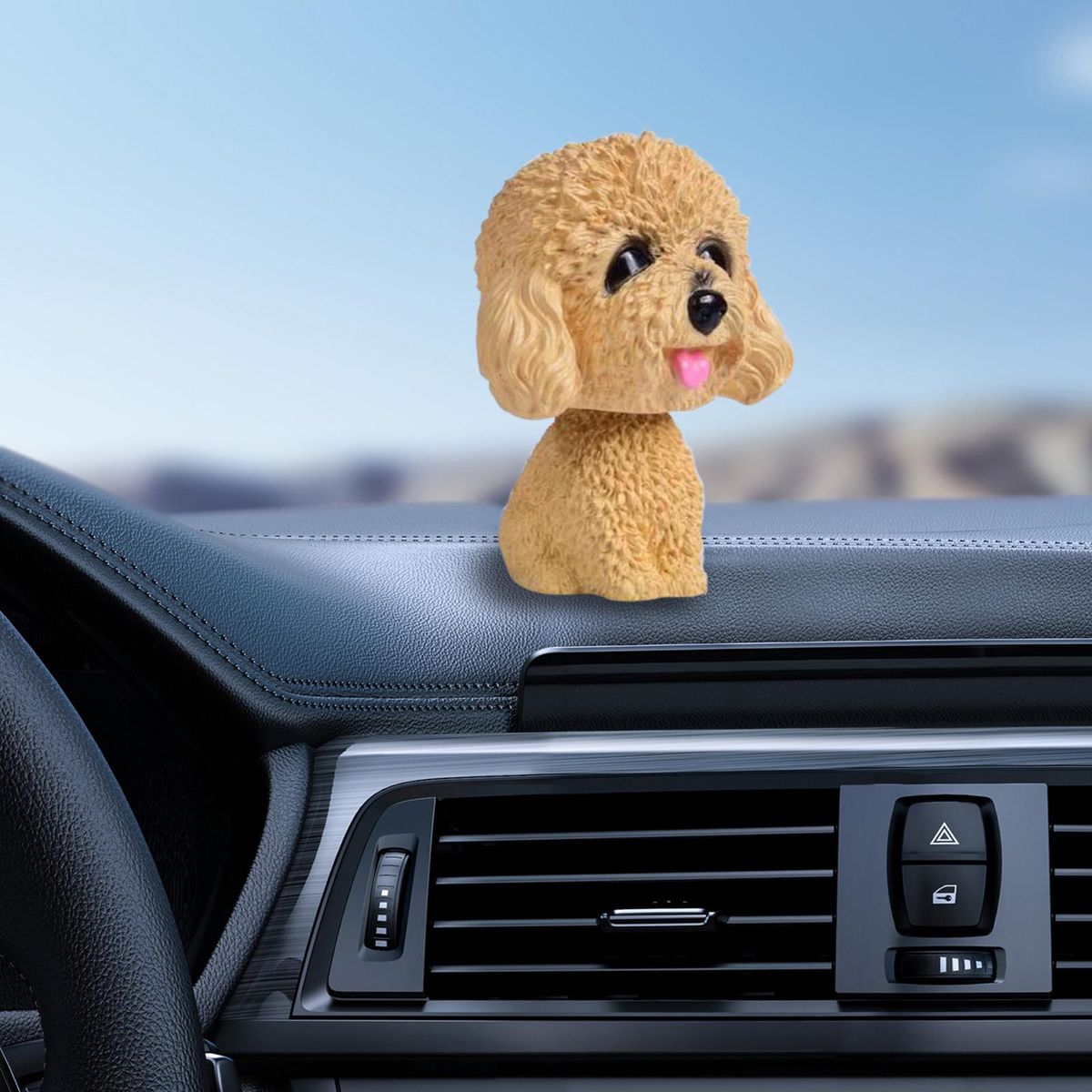 Bobble Head Dog Resin Funny Shaking Head Dog Style C