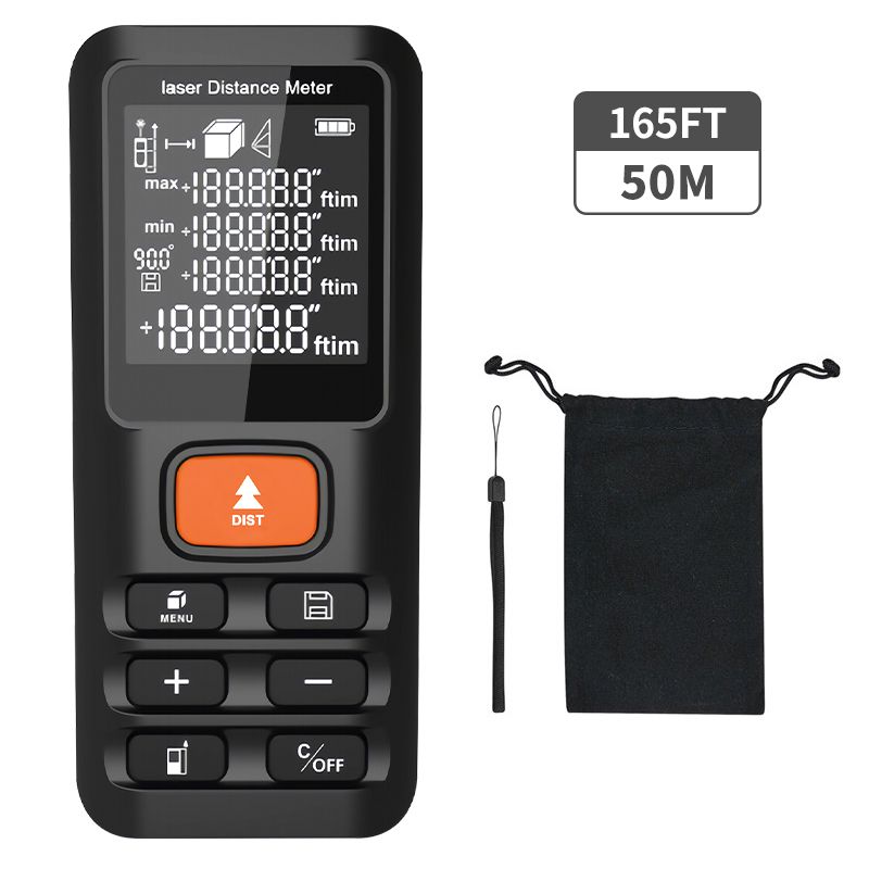 LOMVUM Trena Measure Tape Laser Ruler Rangefinders Digital