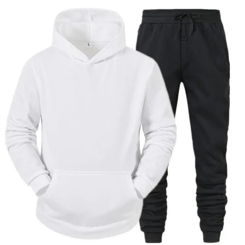 Plain Sweater Hoodie And Joggers