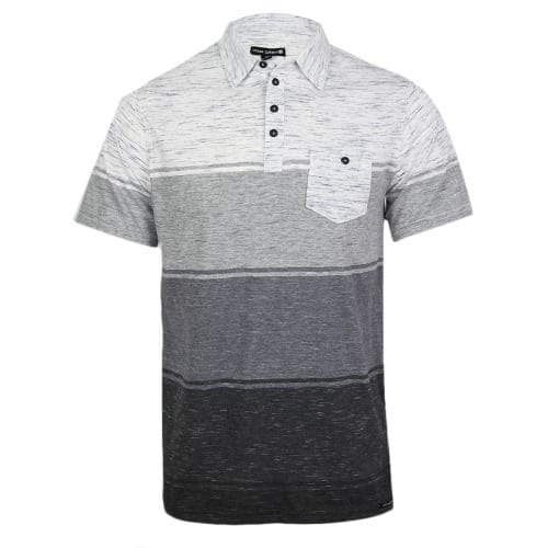 Men's Light Contrast Polo Top - Grey
