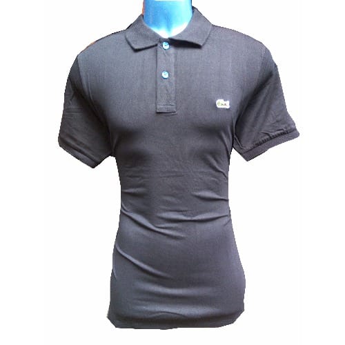 Men's Short Sleeve Polo Shirt - Black