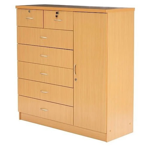 Gentleman's Chest - Beech - 7 Drawer