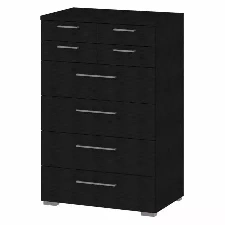 Vic  - 8 Drawer Chest - Black