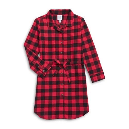 Core Life Girls Roll-tab Sleeve Shirtdress