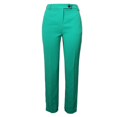 Smart Slim Leg Trousers - Green