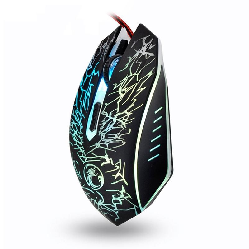 IMICE Gaming Mouse Ergonomic Wired Mouse 6 Keys LED 2400