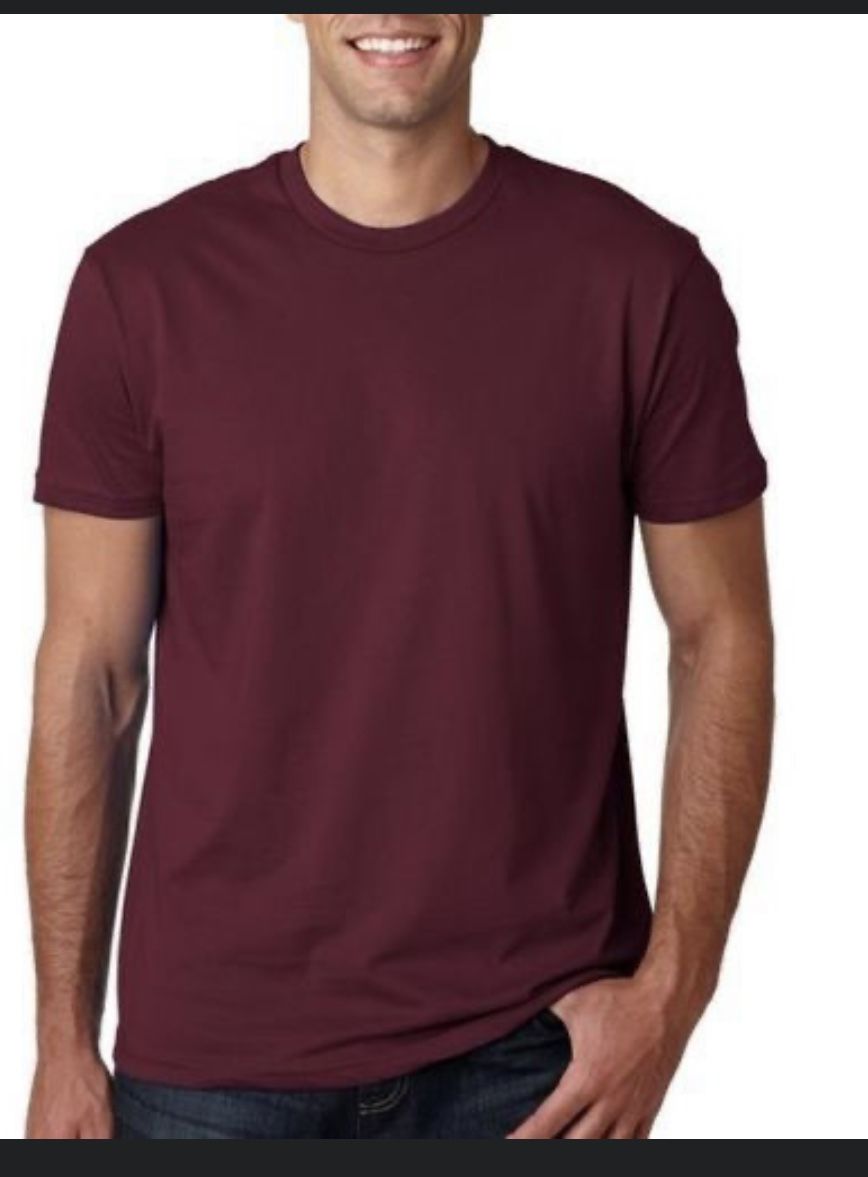 High Quality 3 In 1 Plain Round Neck Polo Sky Blue , Wine And White