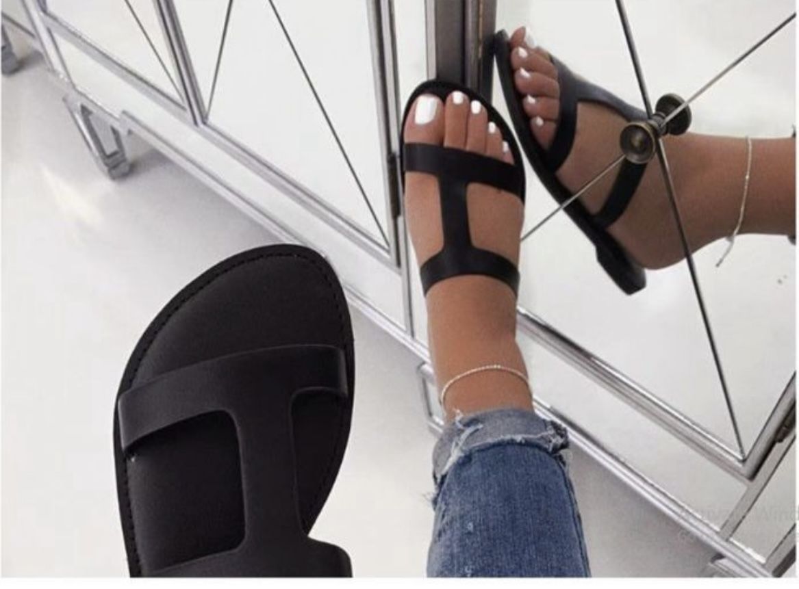 Ladies Trekking Slippers -Black