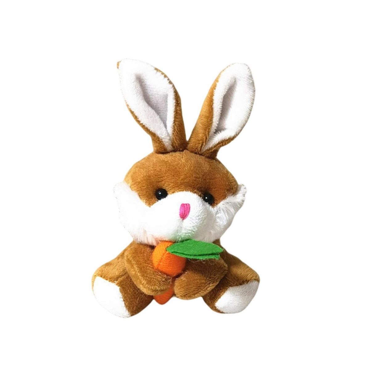 Rabbit Plush Toy Stuffed Animal Doll Plush Key Chain Pendant Brown