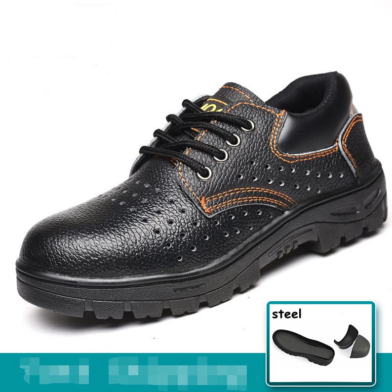 Cheap Steel Toe Work Safety Shoes Men Lightweight Sneakers