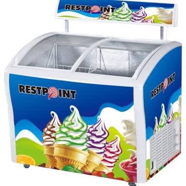 Powerful Super Fast Chilling Ice Cream Showcase Cooler - Rp-300sd - 300L