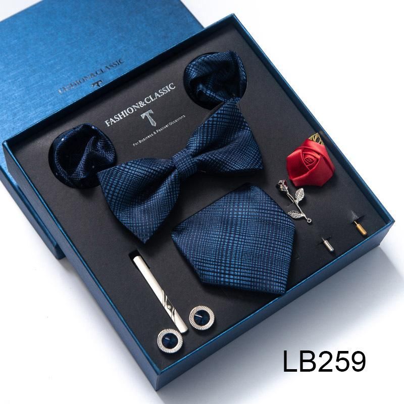 Men'S Tie Set 8-Piece Gift Box Set Ideal For Gifts LB259