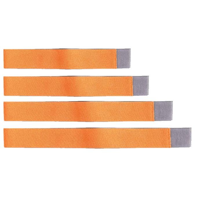4Pcs Elastic Strap Belt Innovative Wrinkle Resistant-Orange