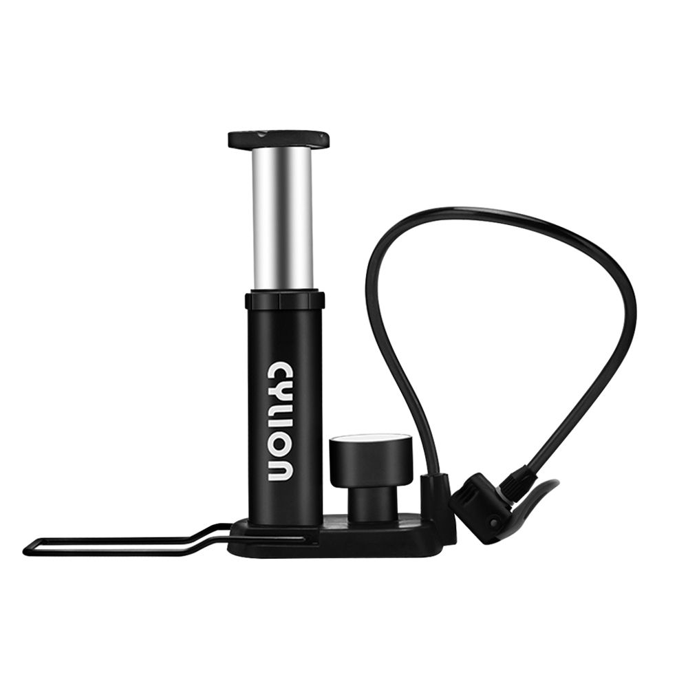 Motorcycle Bicycle Mini Tire Pump Foot Activated Pump Tyre Inflator Pressure Gauge Inflation