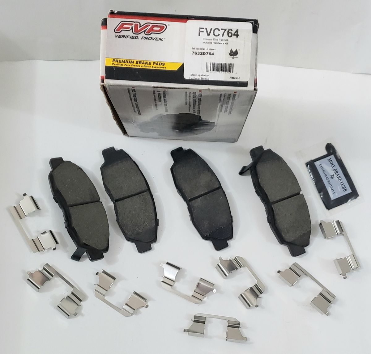 WAGNER FVP FVC 764 CERAMIC FRONT BRAKE PAD SET